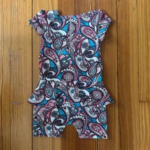 Dot dot smile vintage romper